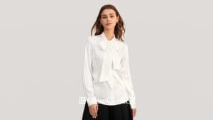 Lightweight Fabrics Ruffle Blouses in the Philippines Ideal for summer, chiffon, silk.